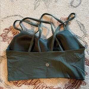 lululemon athletica Olive Strappy Sports Bra